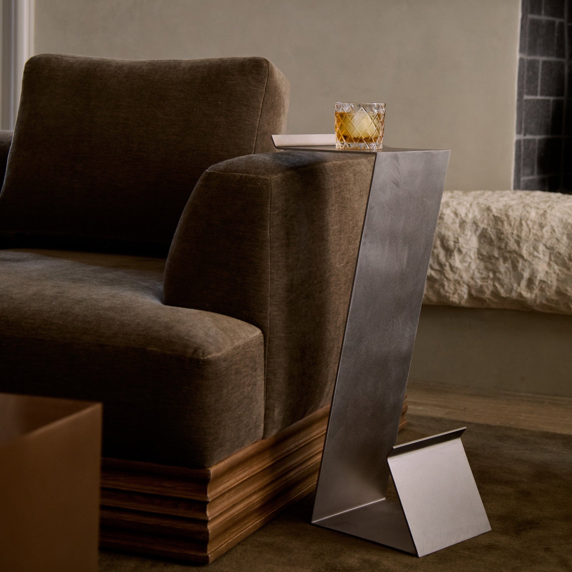 Zig Zag Cocktail Table