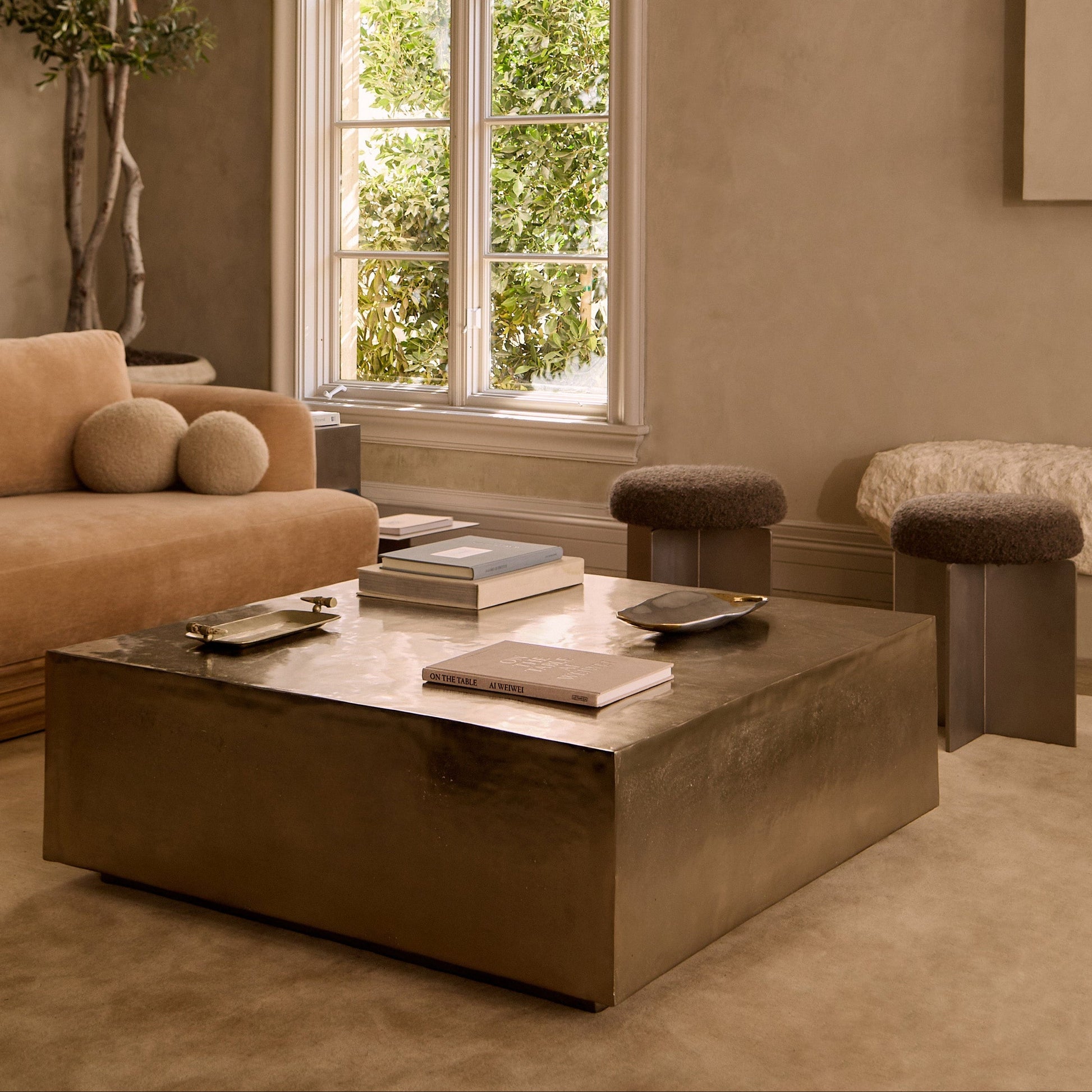 Nickel Coffee Table