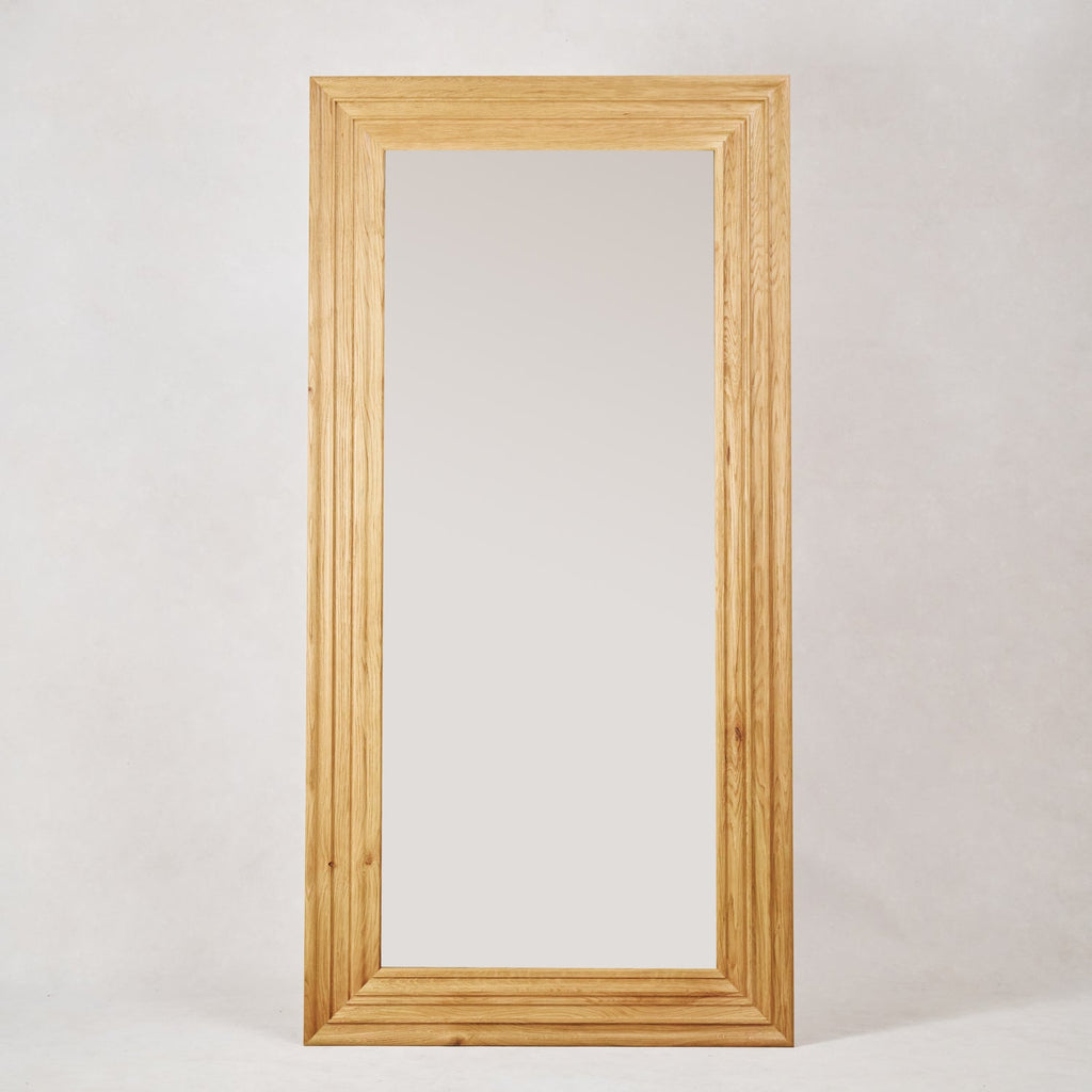 Palazzo Floor Mirror - White Oak