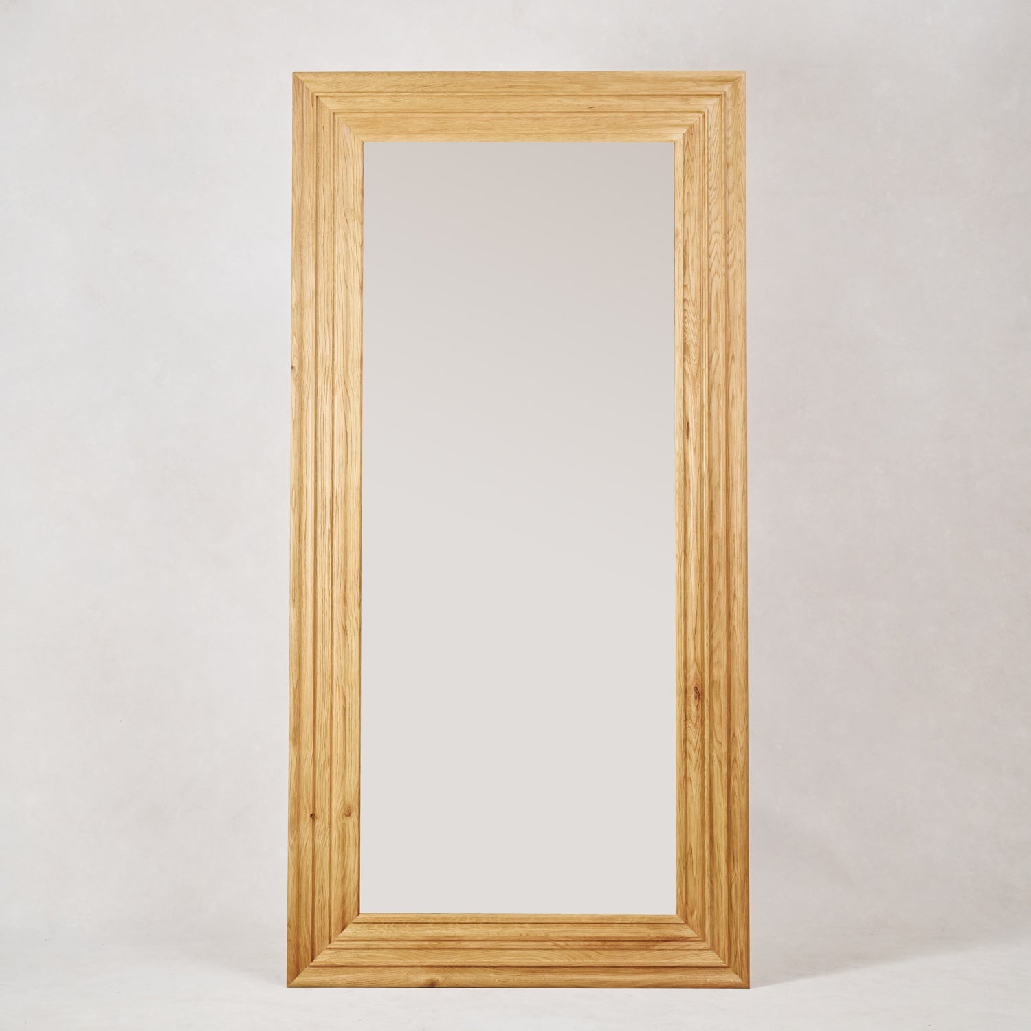 Palazzo Floor Mirror - White Oak