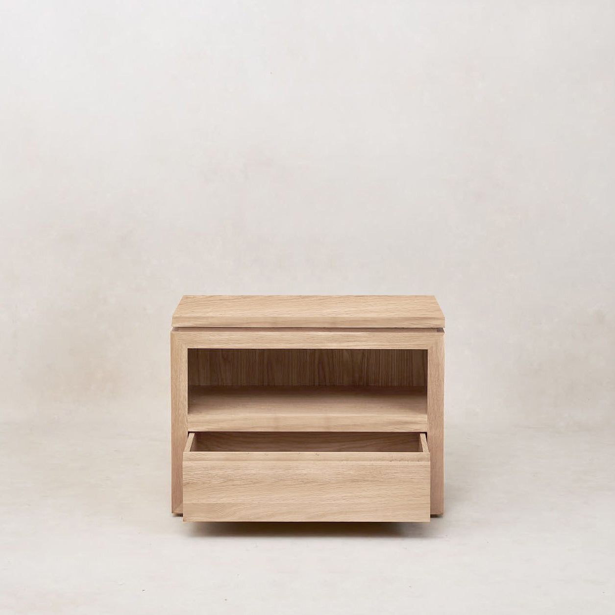 Sofita Wood Nightstand - White Oak