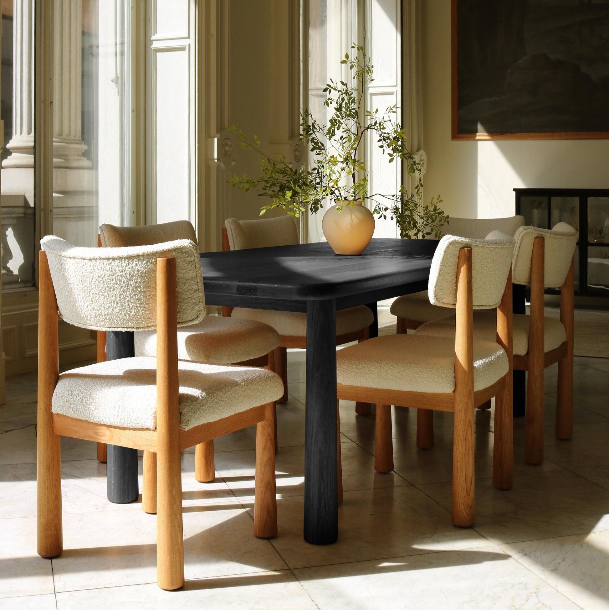 Topa Topa Rectangular Dining Table - Black - 90
