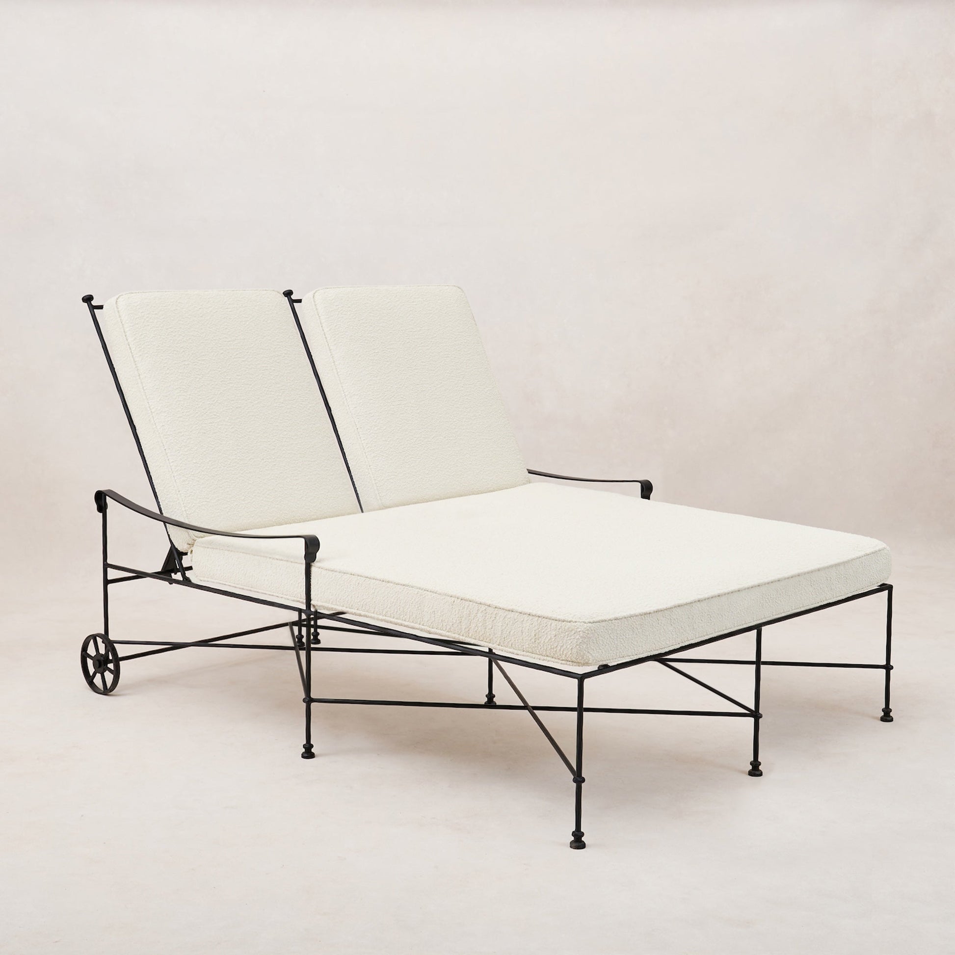 Provence Outdoor Double Chaise Lounge - Boucle