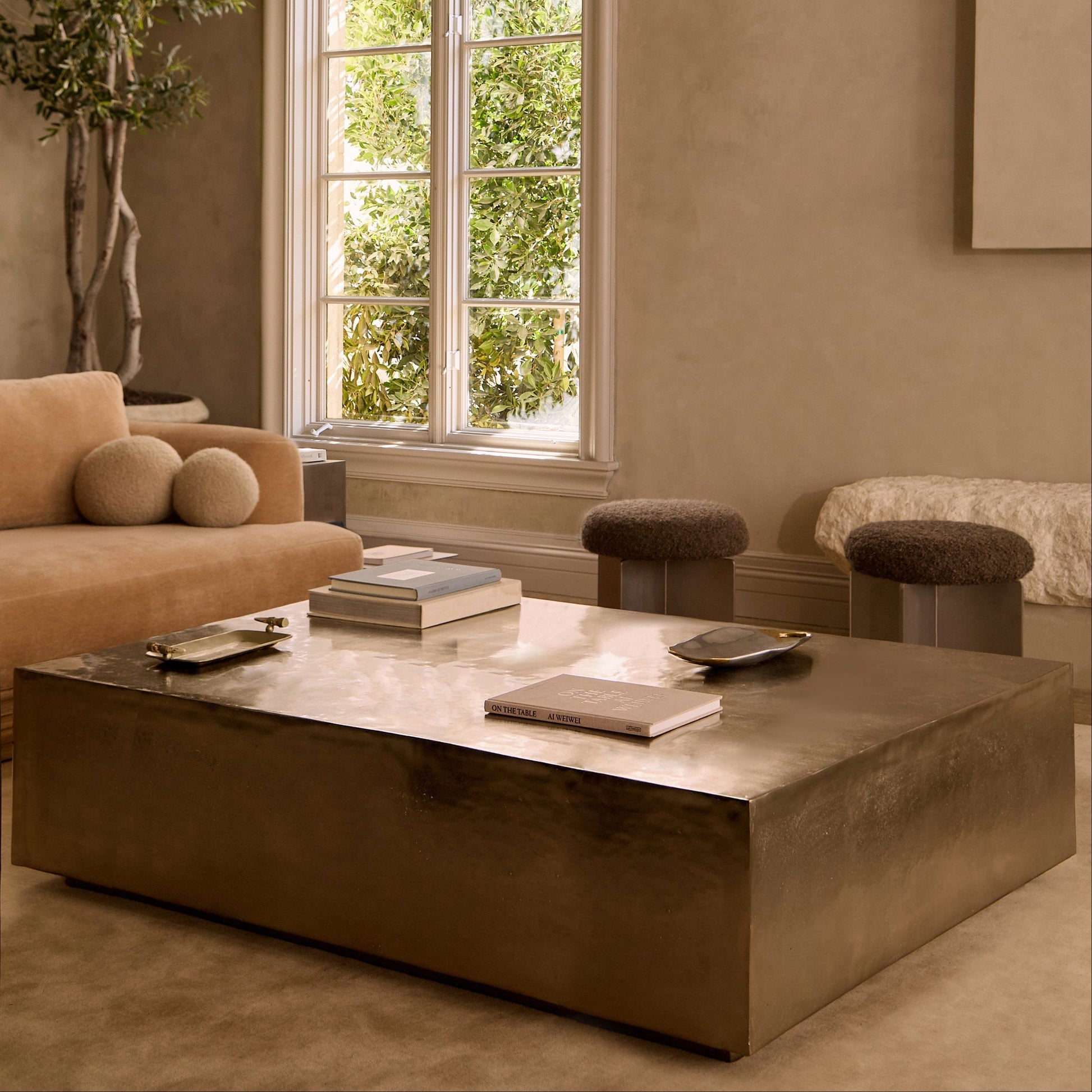 Nickel Coffee Table