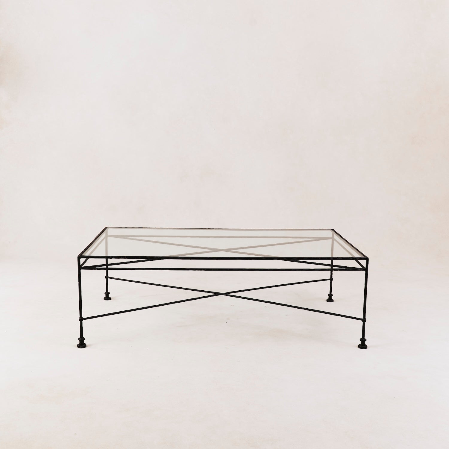 Provence Outdoor Glass Rectangular Coffee Table