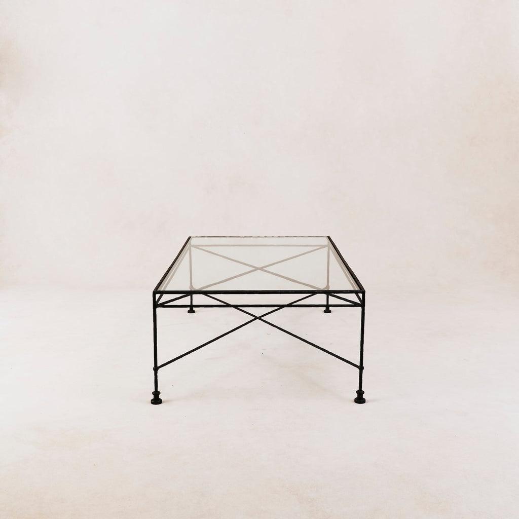 Provence Outdoor Glass Rectangular Coffee Table
