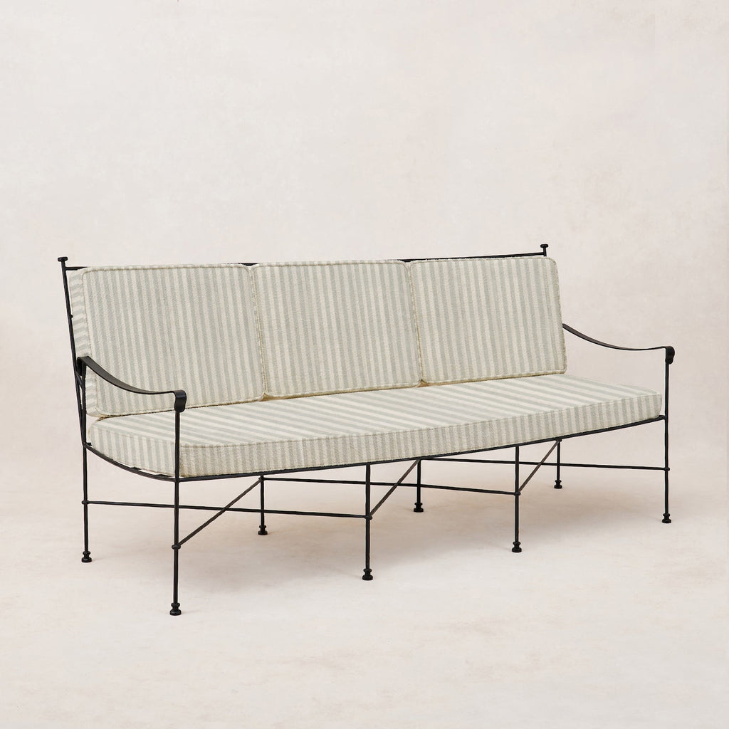 Provence Outdoor 3 Seater Sofa - Mist Striped