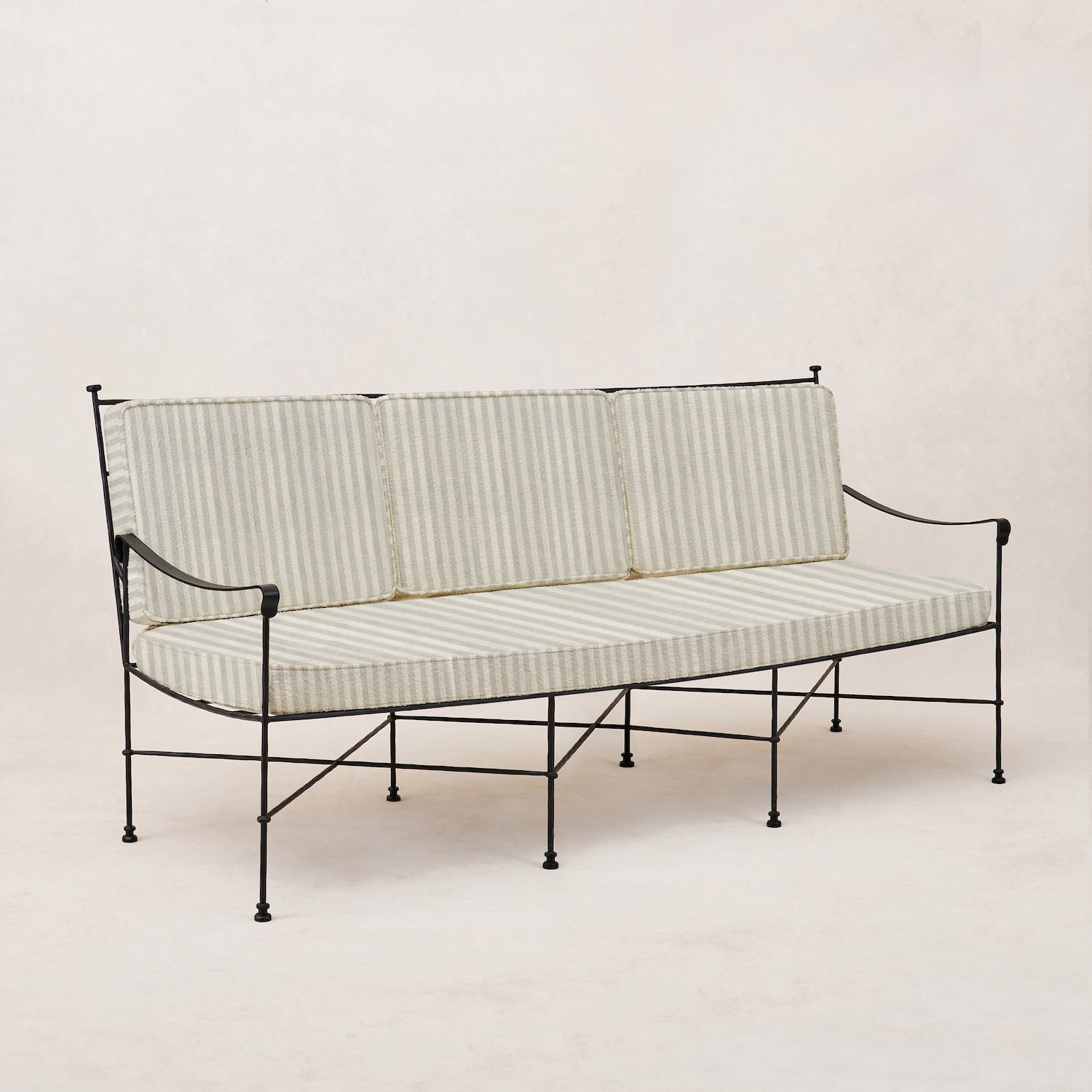 Provence Outdoor 3 Seater Sofa - Mist Striped