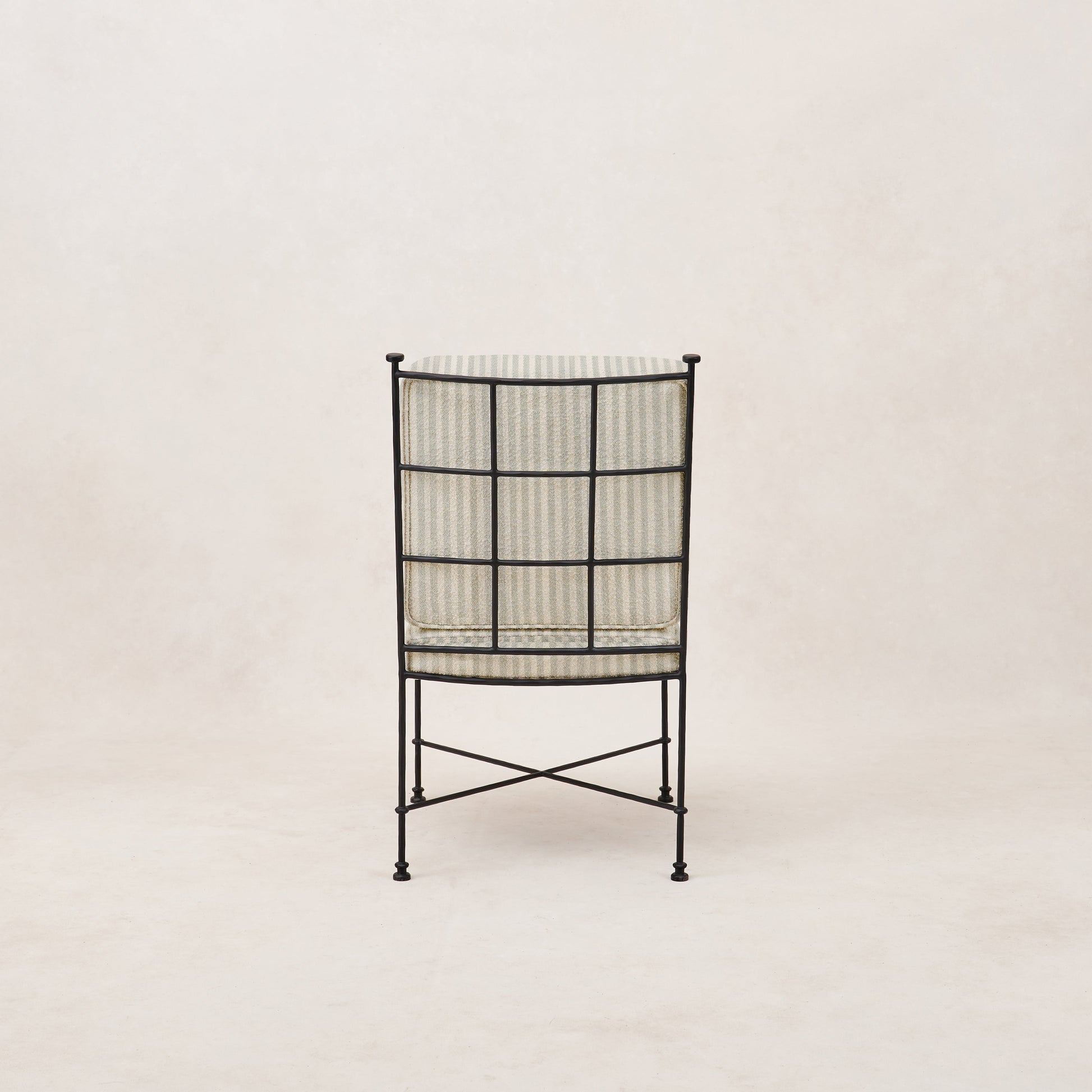 Provence Outdoor Armless Dining Chair - Mist Striped