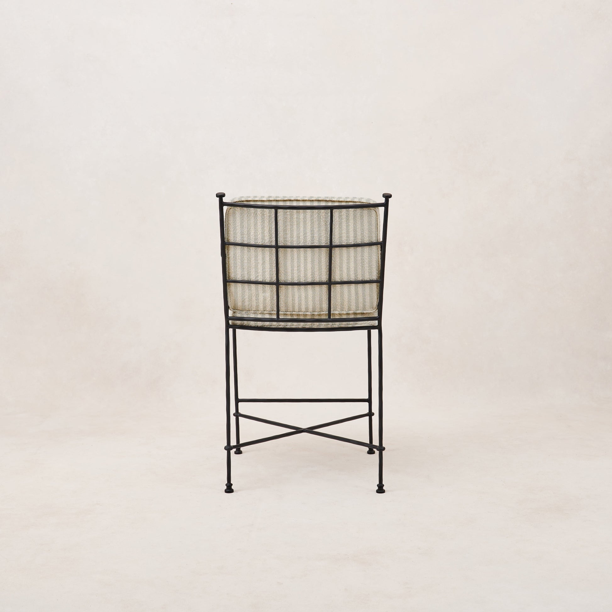 Provence Outdoor Counter Stool - Mist Striped