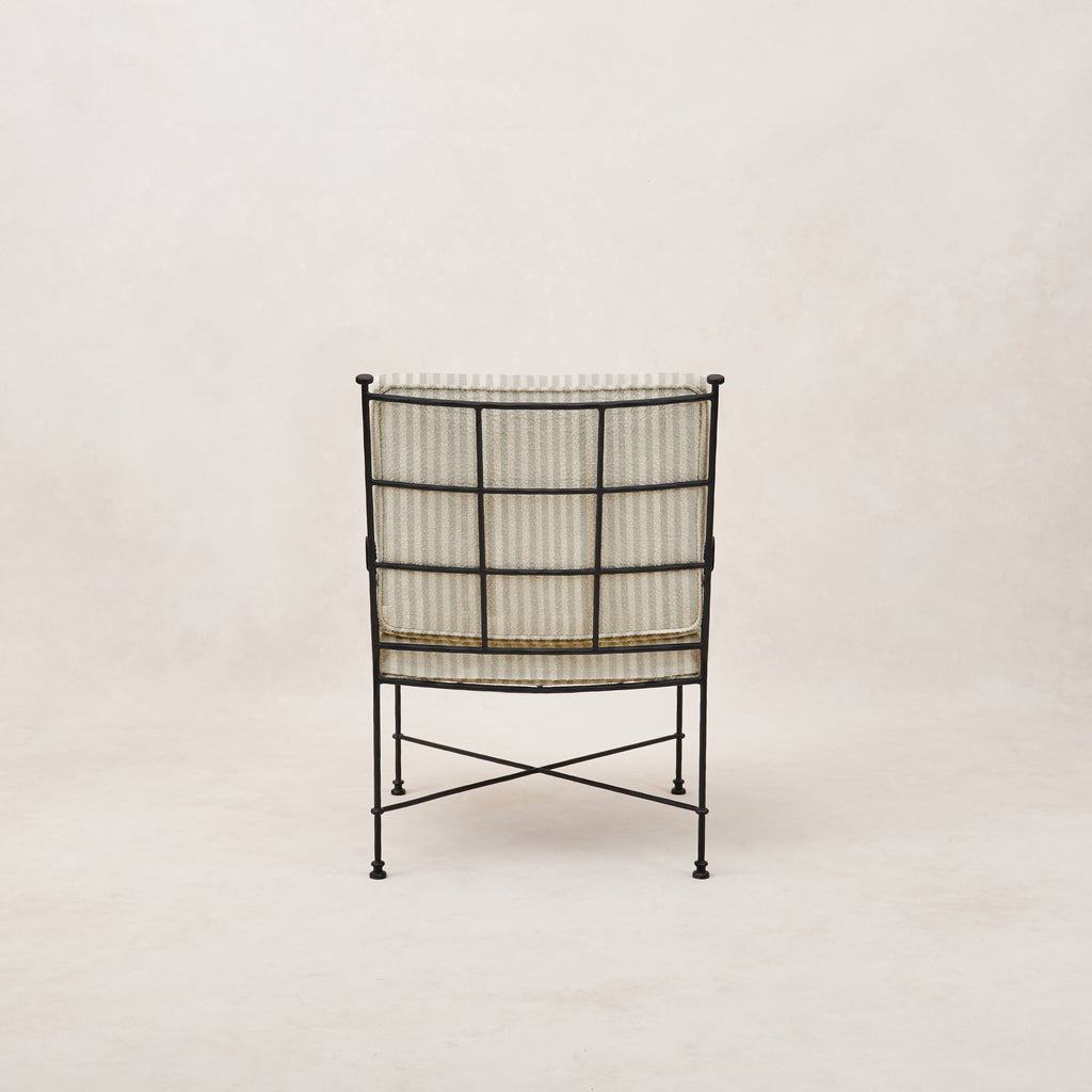 Provence Outdoor Lounge Dining Chair - Mist Striped