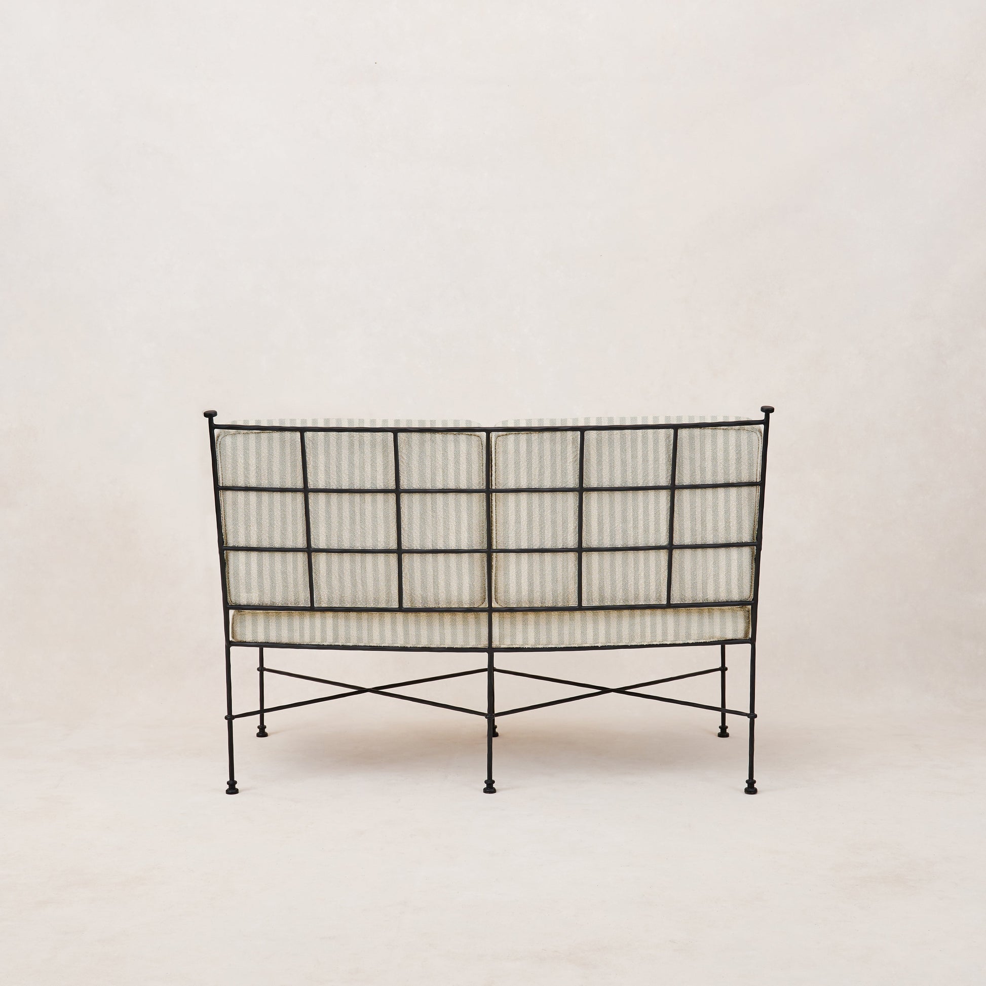 Provence Outdoor Loveseat - Mist Striped