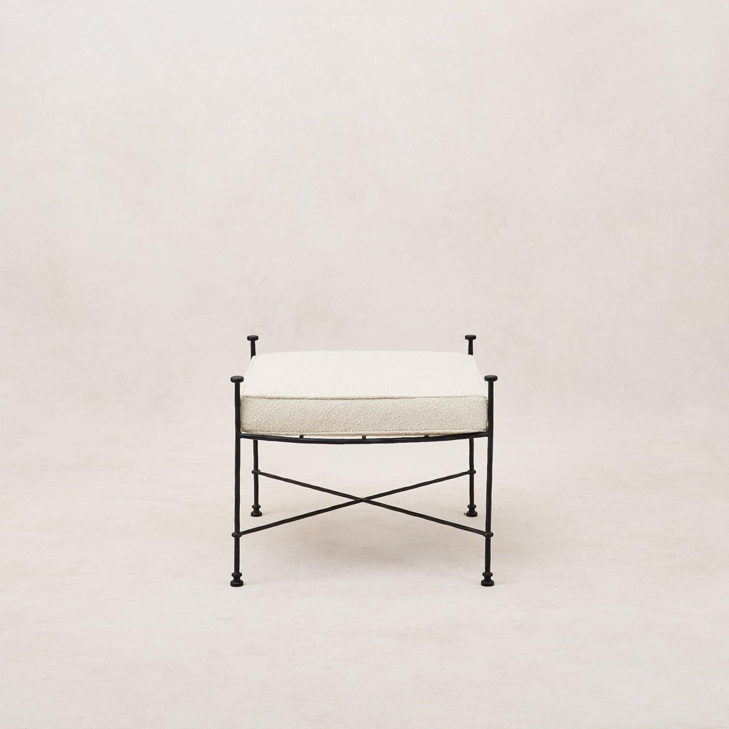 Provence Outdoor Ottoman - Boucle