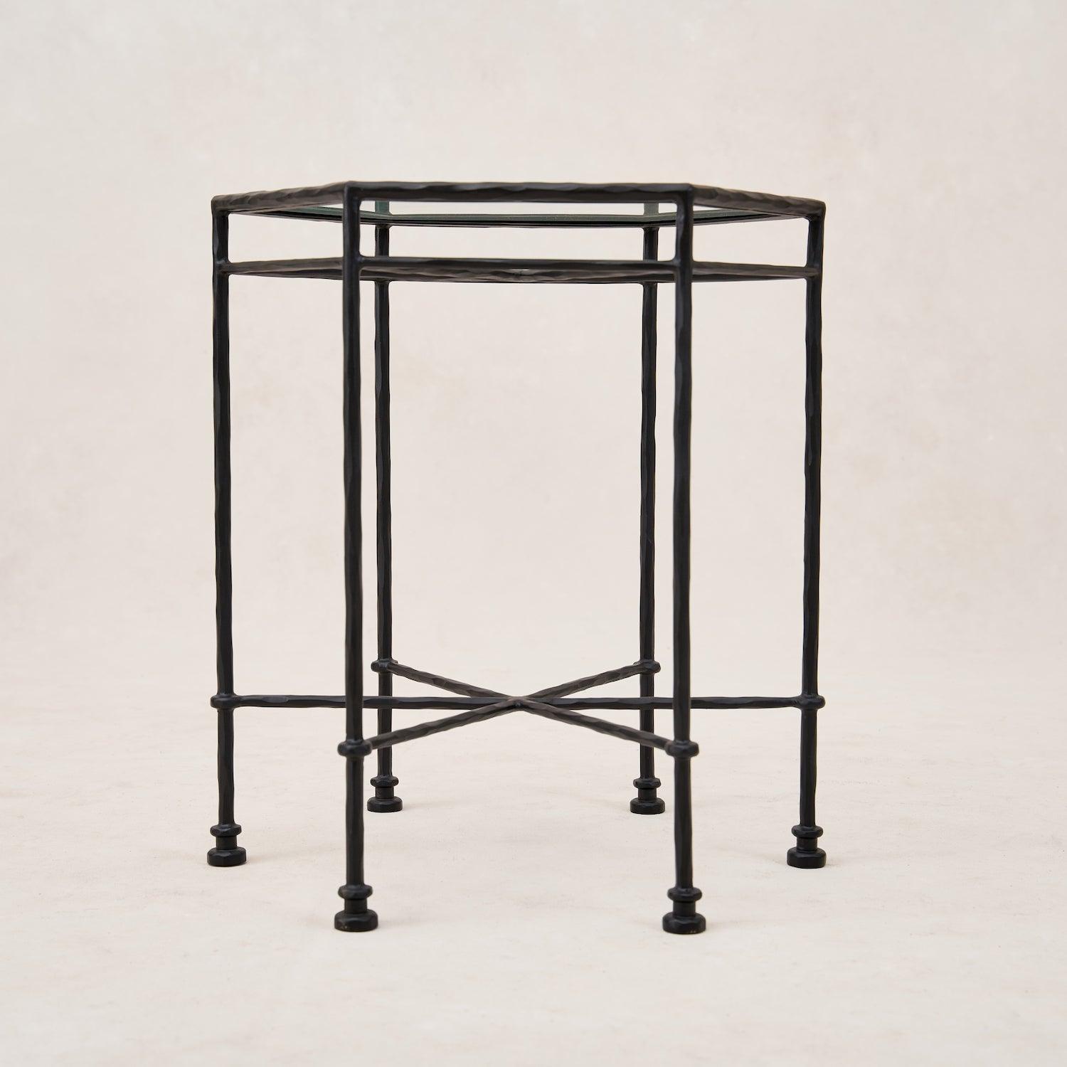 Provence Outdoor Glass Side Table