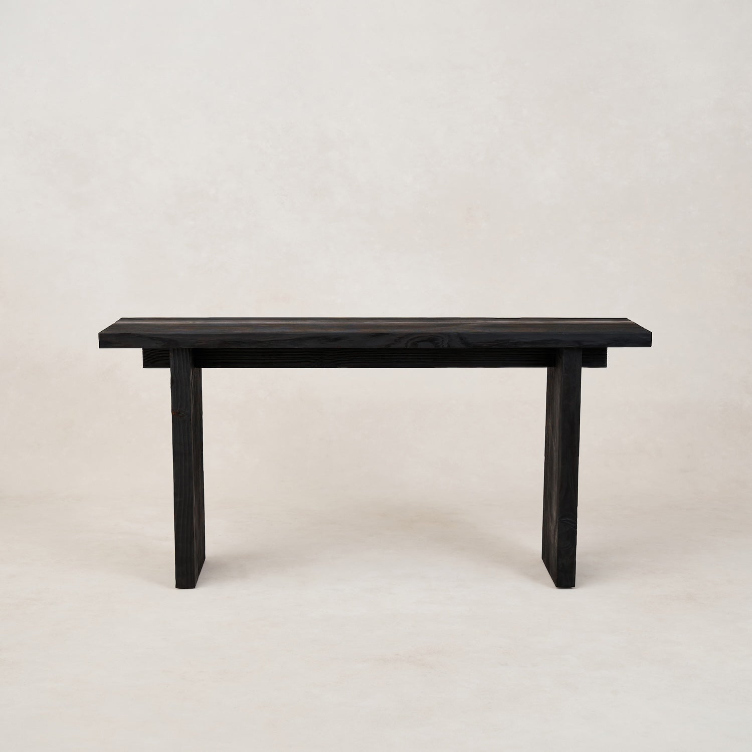 Shou Sugi Ban Entry Console