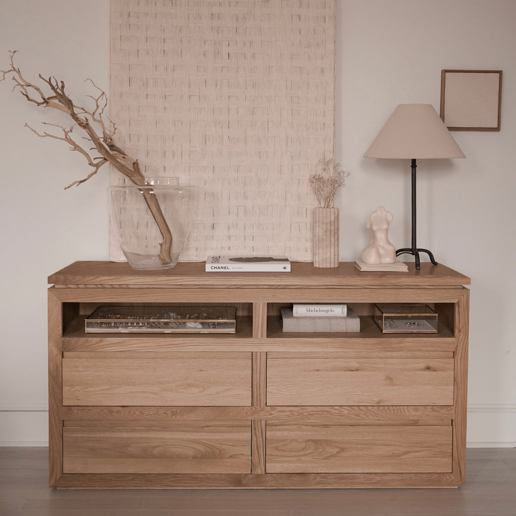 Sofita Wood Dresser - White Oak