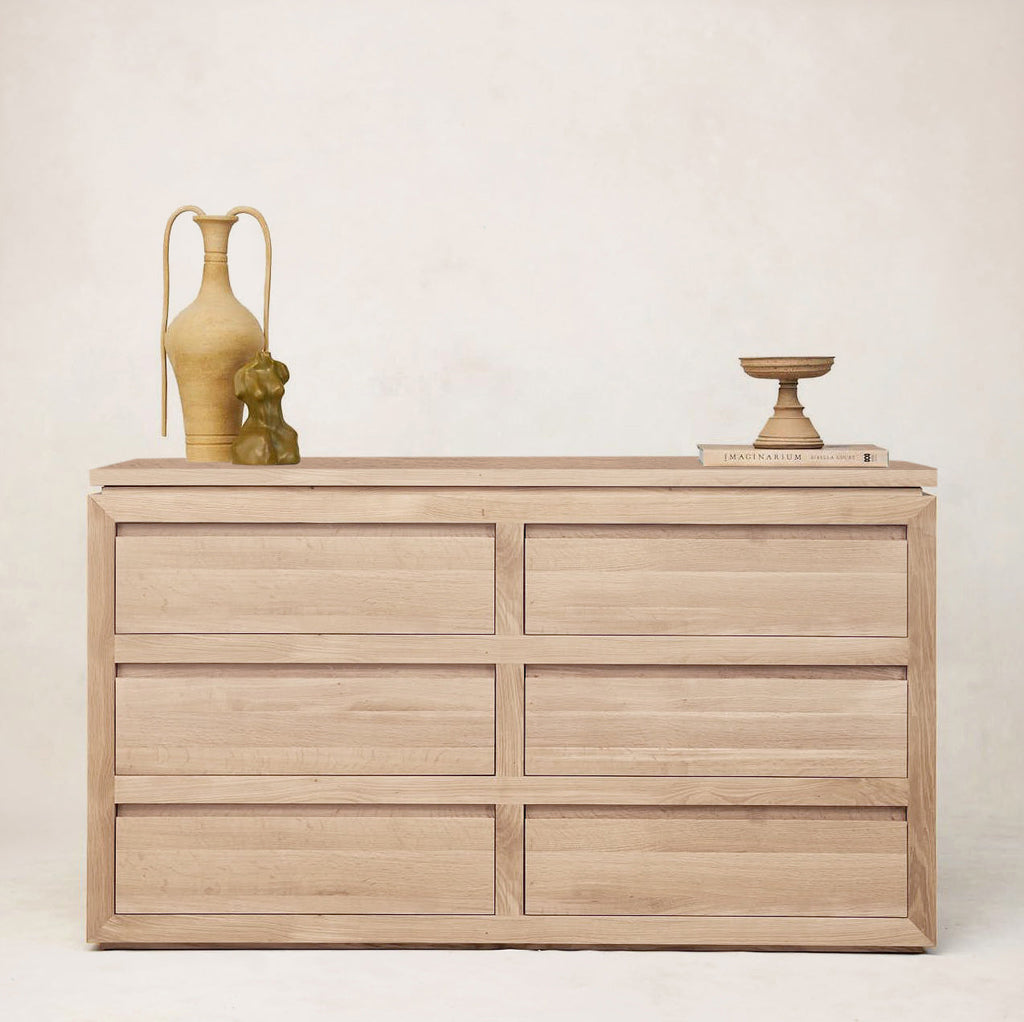 Sofita Wood Dresser - White Oak