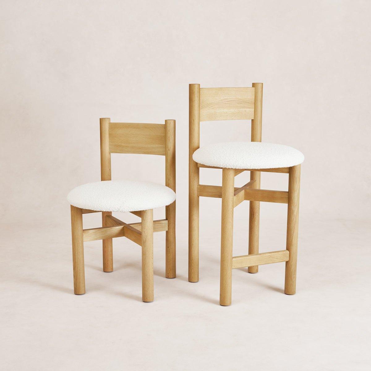 Teddy Counter Stool - Warm Oak