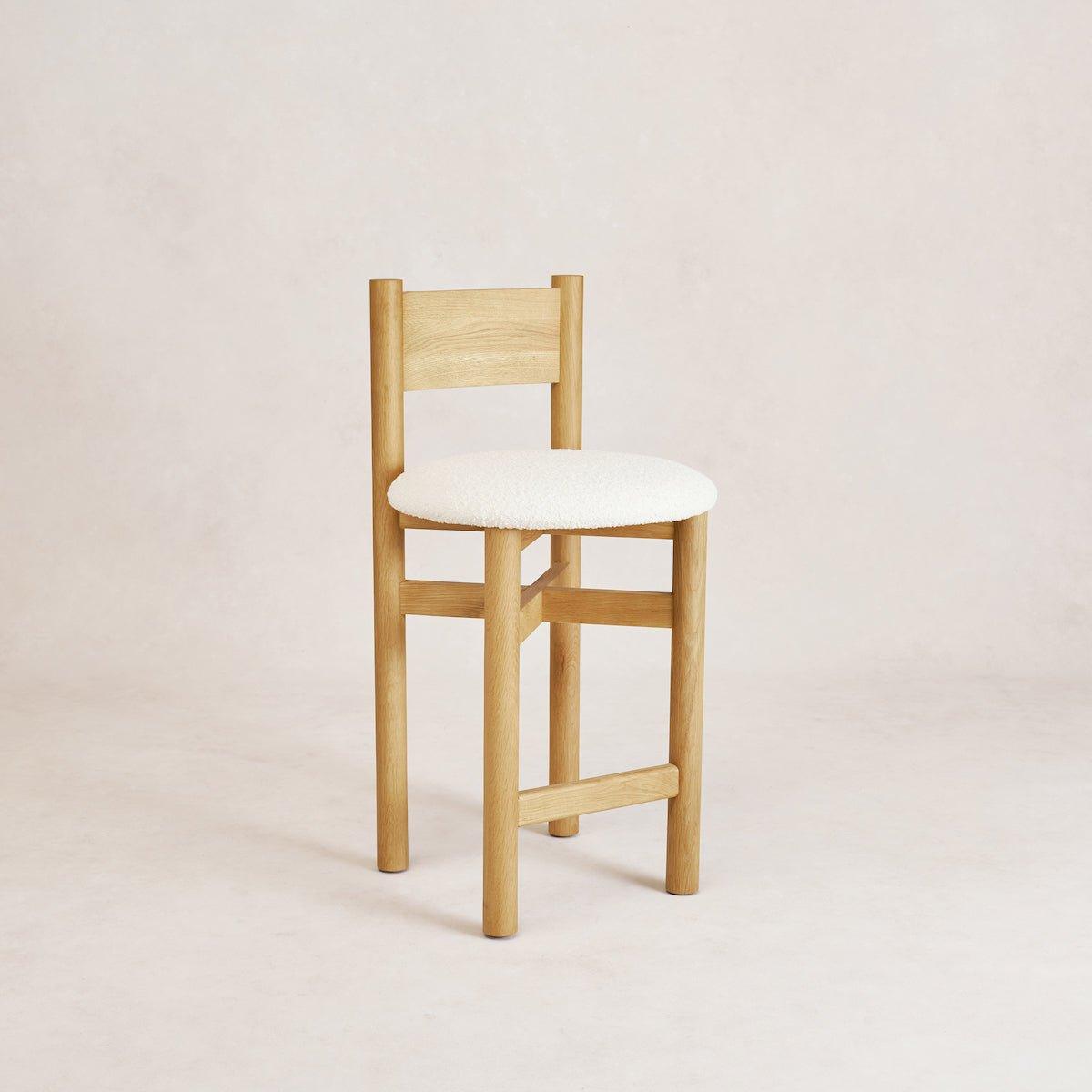 Teddy Counter Stool - Warm Oak