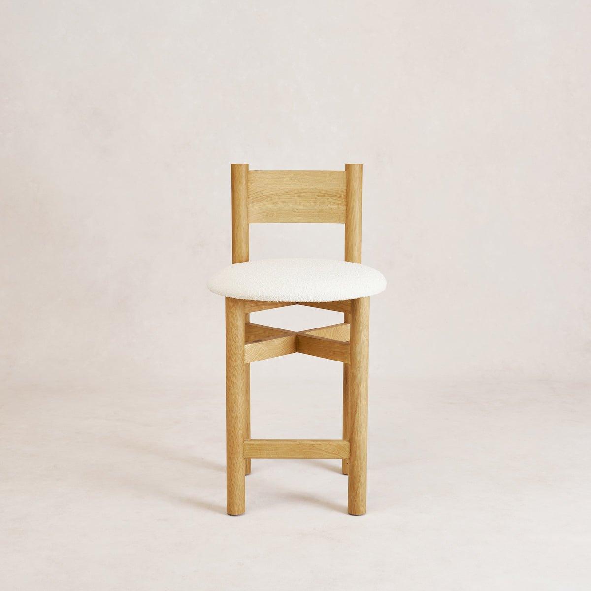 Teddy Counter Stool - Warm Oak