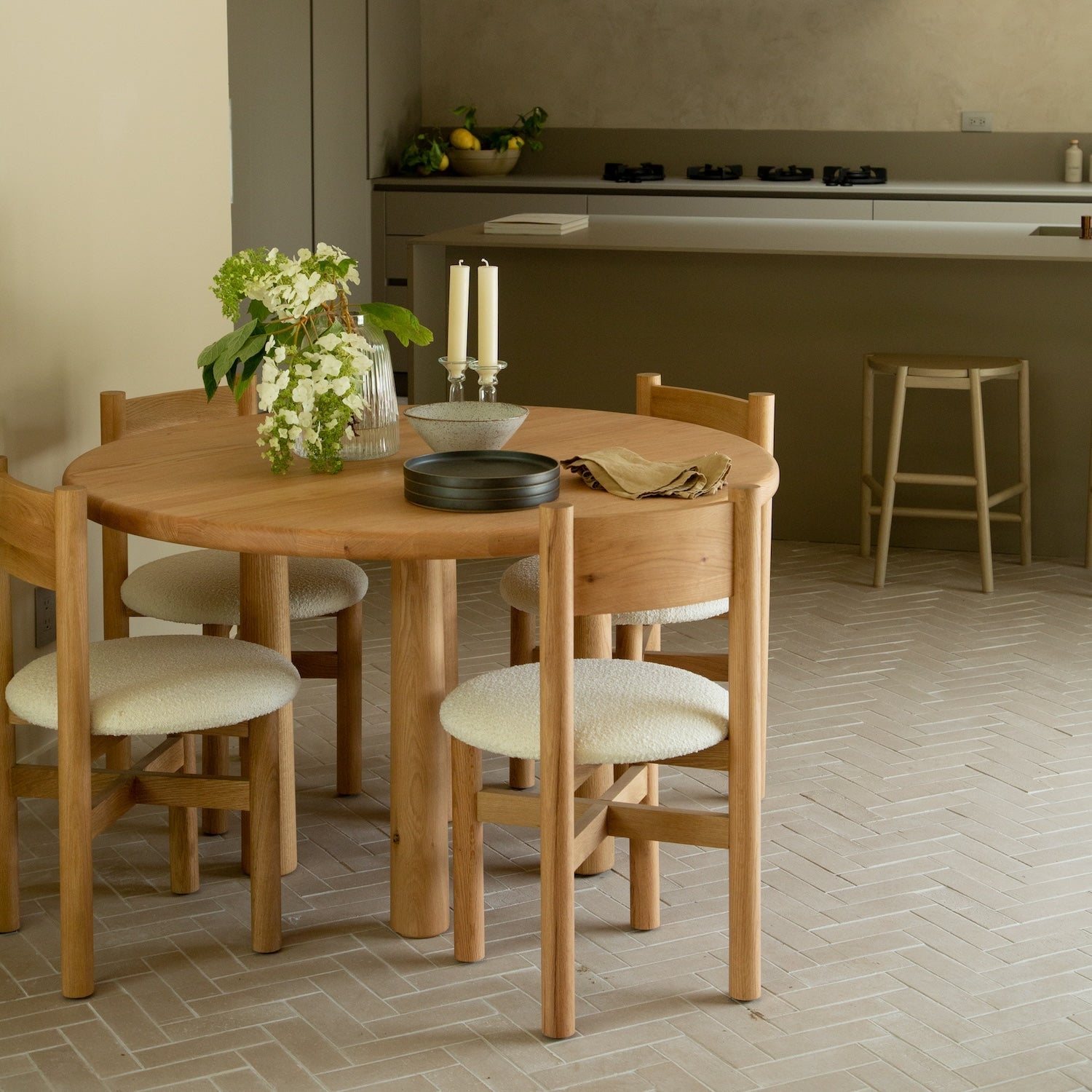 Teddy Dining Chair - Warm Oak